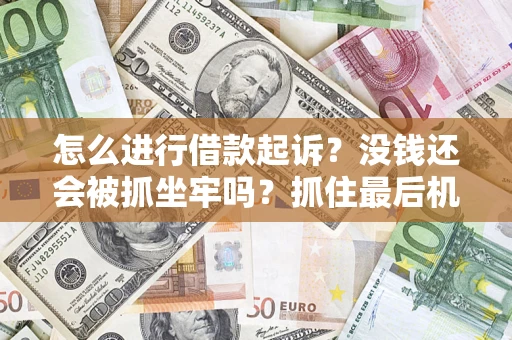 北京怎么进行借款起诉？没钱还会被抓坐牢吗？抓住最后机会！