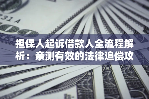 北京担保人起诉借款人全流程解析：亲测有效的法律追偿攻略