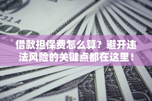 北京借款担保费怎么算？避开违法风险的关键点都在这里！