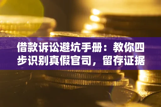 北京借款诉讼避坑手册：教你四步识别真假官司，留存证据不踩雷