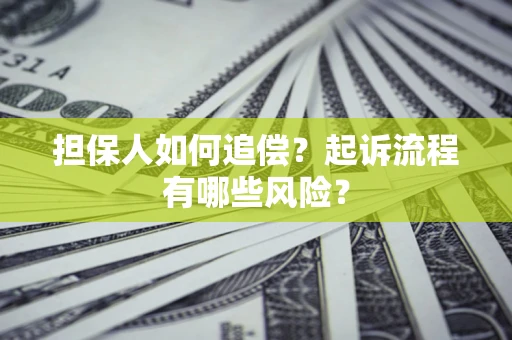 北京担保人如何追偿？起诉流程有哪些风险？