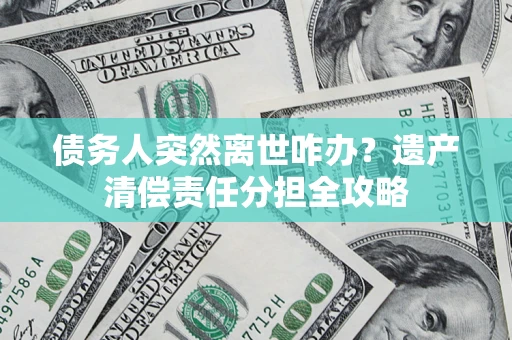 北京债务人突然离世咋办？遗产清偿责任分担全攻略