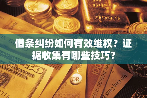 北京借条纠纷如何有效维权？证据收集有哪些技巧？