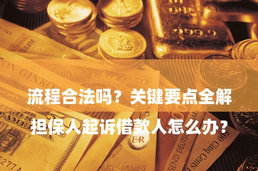 北京

担保人起诉借款人怎么办？流程合法吗？关键要点全解析