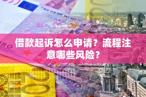 北京借款起诉怎么申请？流程注意哪些风险？