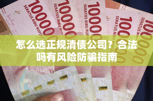 北京怎么选正规清债公司？合法吗有风险防骗指南
