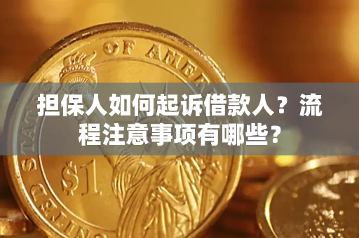 北京担保人如何起诉借款人？流程注意事项有哪些？