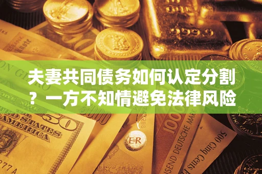 北京夫妻共同债务如何认定分割？一方不知情避免法律风险必看！